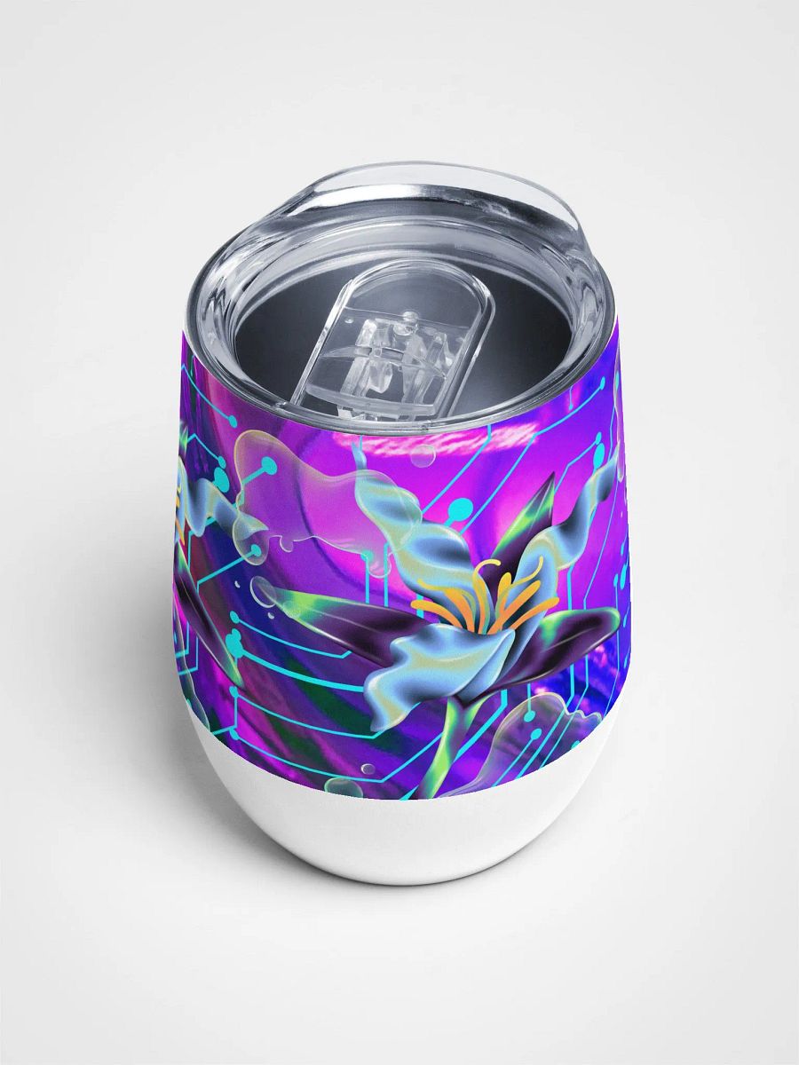 luminous pink meta-magic wine tumbler for the sparkling genz entertainers product image (4)