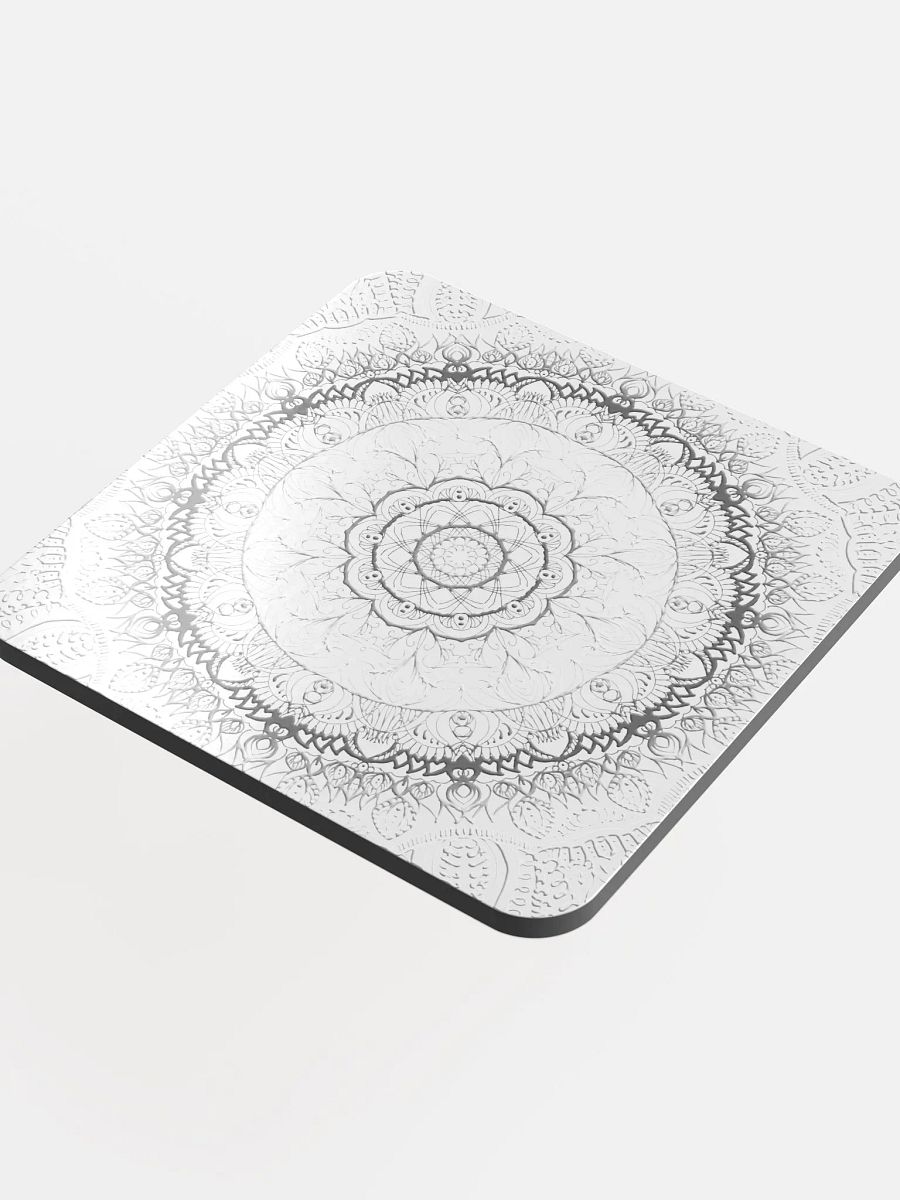 Kaleidoscope Monochrome Coaster Set product image (4)