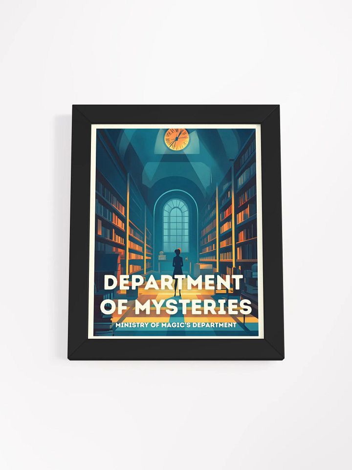 The Department of Mysteries Vintage Travel Poster product image (1)