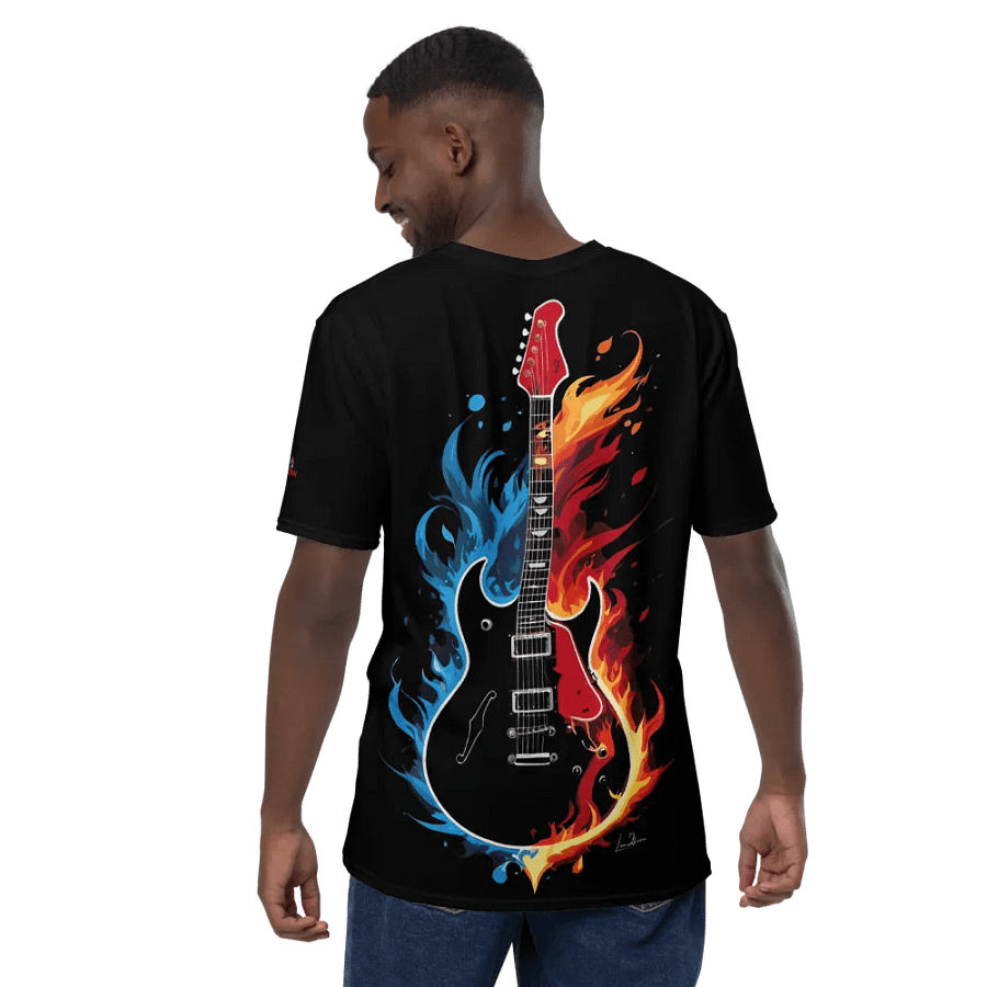 Fire and Water Guitar - Print Tee product image (12)