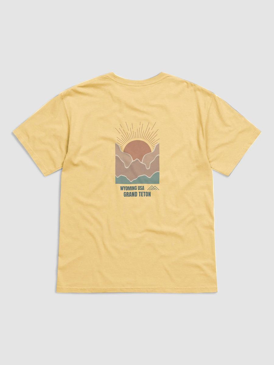 Wyoming Sunrise organic cotton t-shirt product image (2)