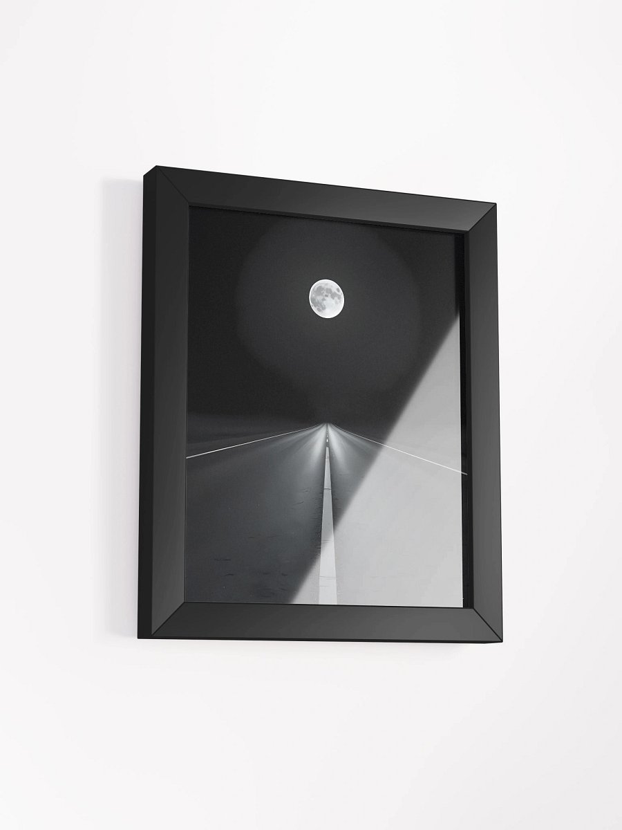 Moonlit Road Framed Poster product image (3)