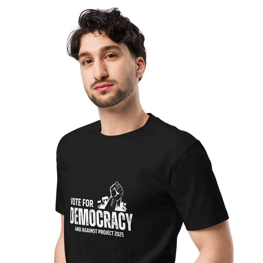Pris-Vote For Democracy-AS Colour Unisex Premium T-Shirt product image (4)
