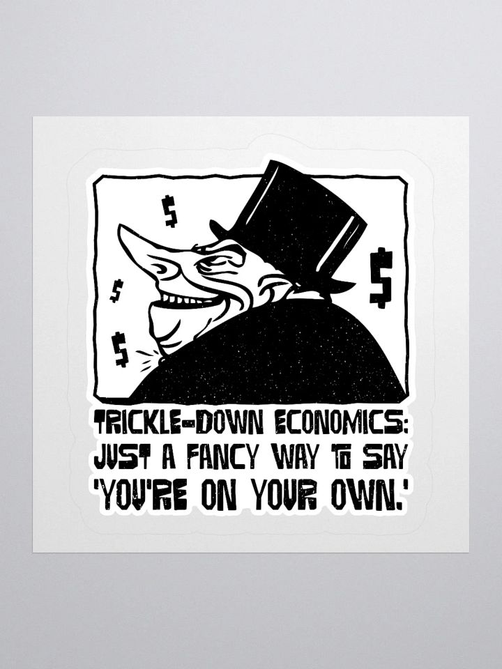 Capitalism is Immoral Sticker product image (2)