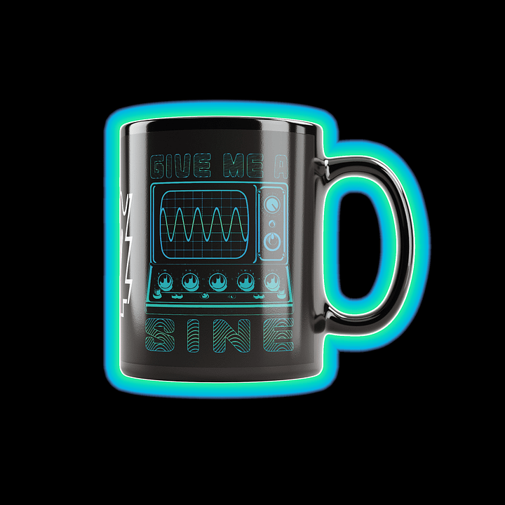 Give Me A Sine - Modular Synthesizer Waveform Mug product image (1)