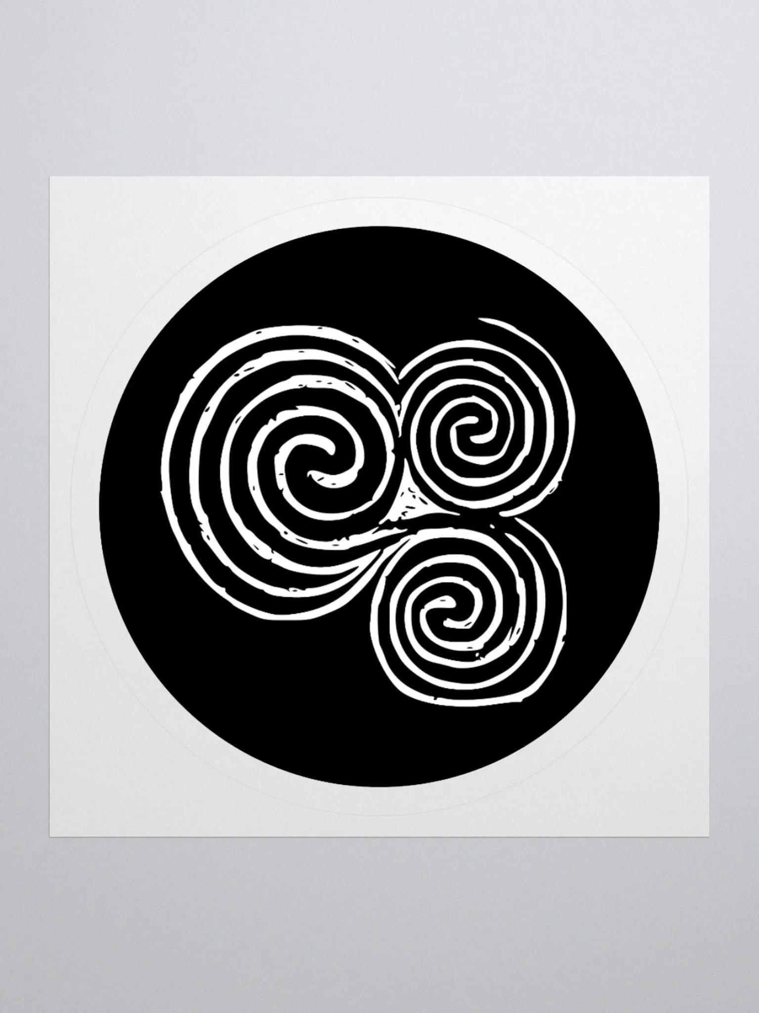 Newgrange Triple Spiral Sticker product image (3)