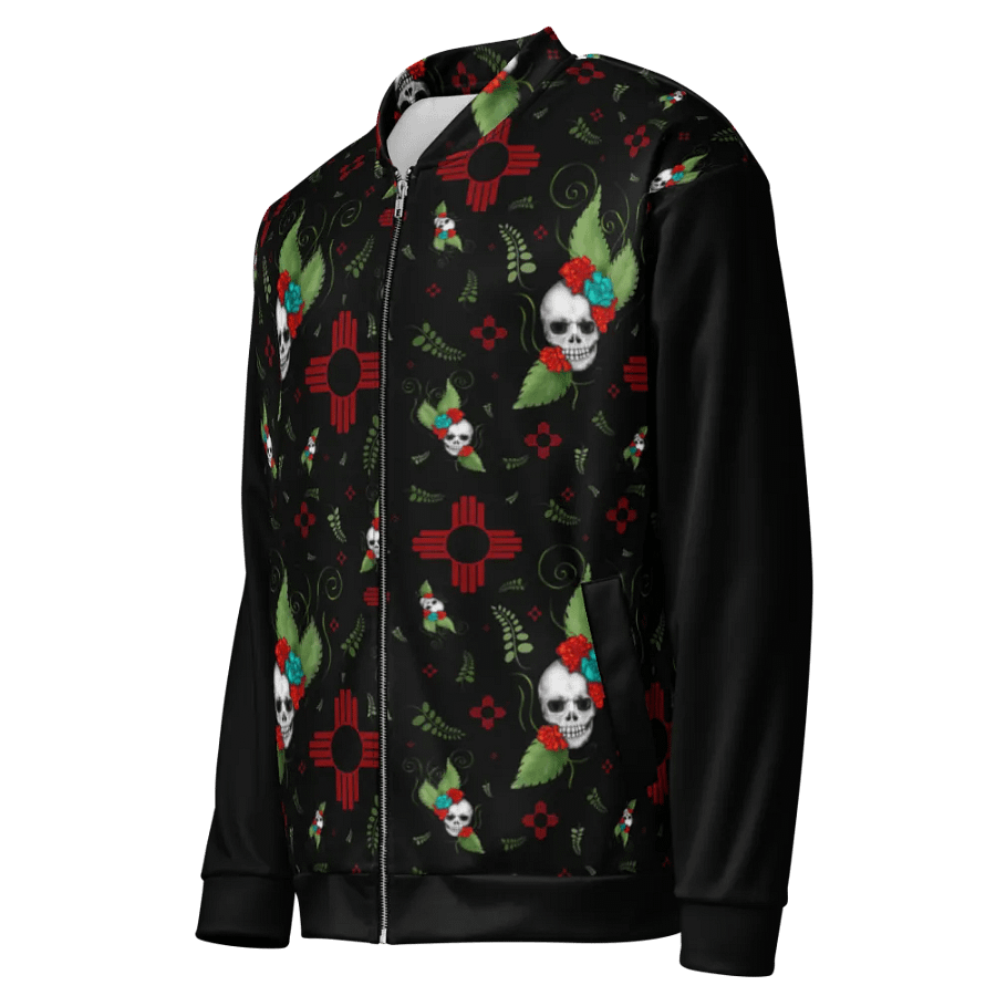 Floral Skulls Zia Bomber Jacket product image (7)