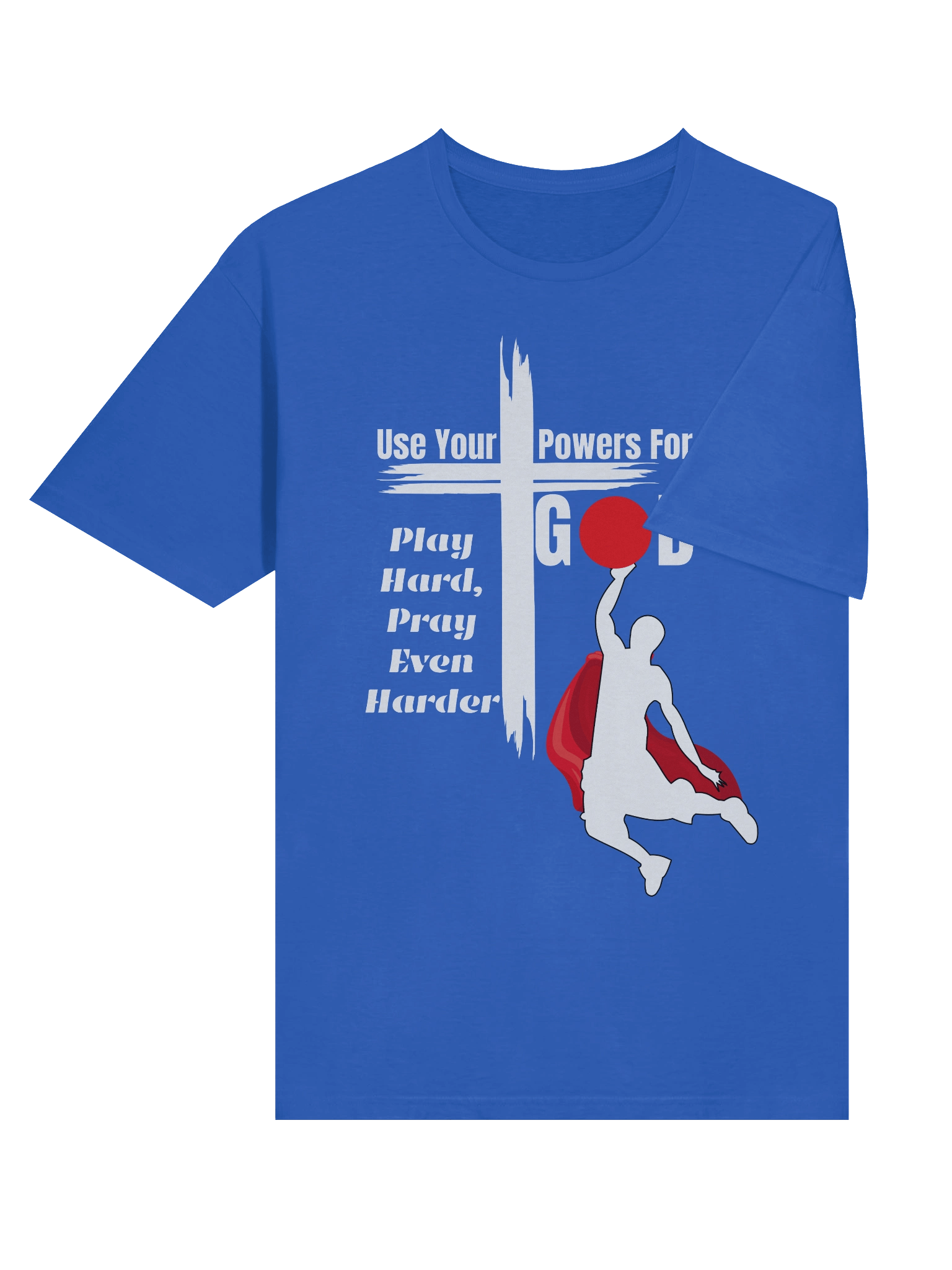 Use your powers for God - Marvel at His Goodness, Christian Basketball Player Superhero T-Shirt product image (37)