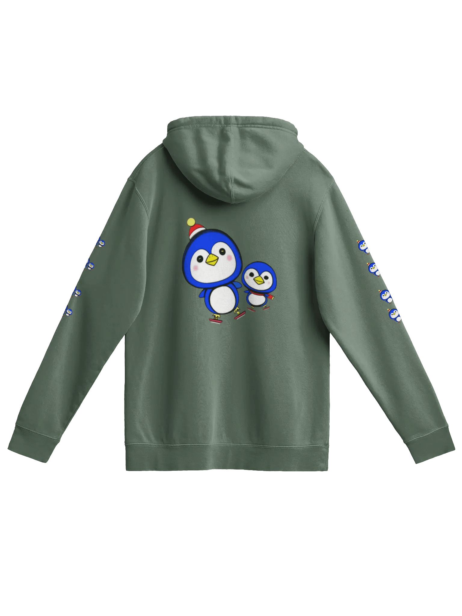 Skating Penguins Vintage Hoodie product image (28)