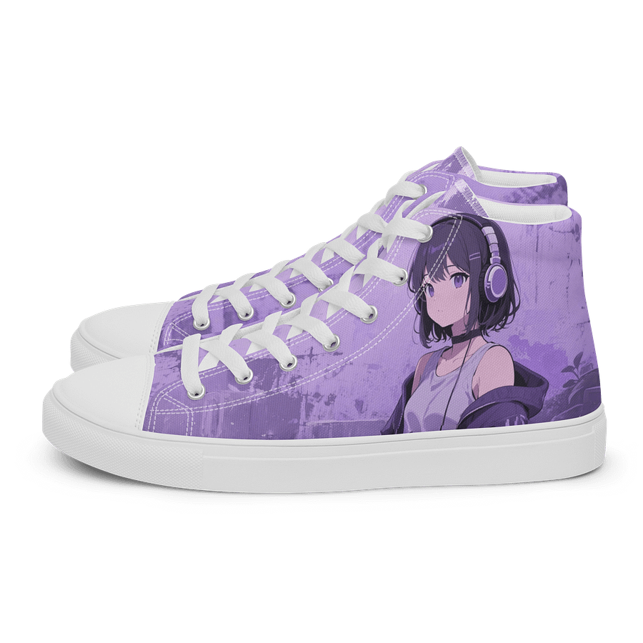 Purple Anime Muse Canvas High Tops product image (1)