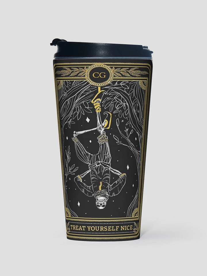Treat yourself nice travel mug product image (1)