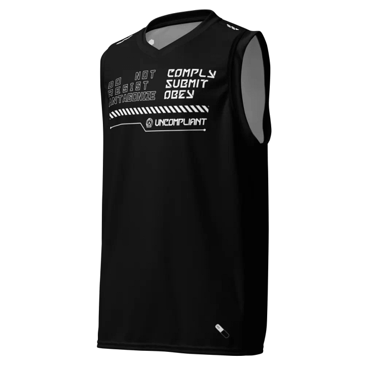 The Statement Basketball Tank Top - Black product image (1)