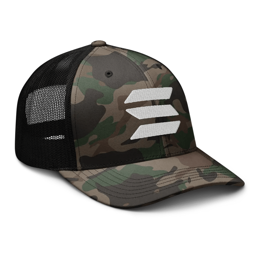 Solana Logo Embroidered Camo Hat product image (3)