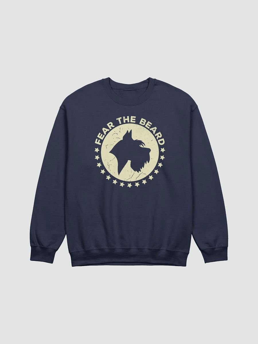 Fear the Beard Schnauzer(Off-White) Sweatshirt | Funny Sweatshirt for Schnauzer Paw-rents product image (13)
