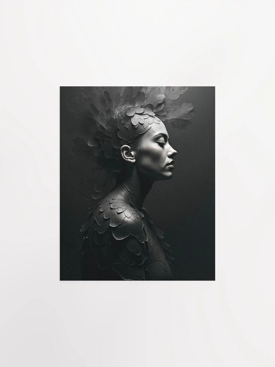 Sculpted Leaf Art Matte Poster product image (3)