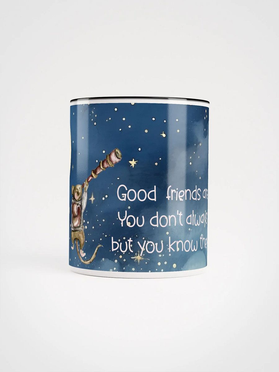 Good Friends Are Like Stars Mug | Celestial-Themed Drinkware | Friendship Quote product image (5)
