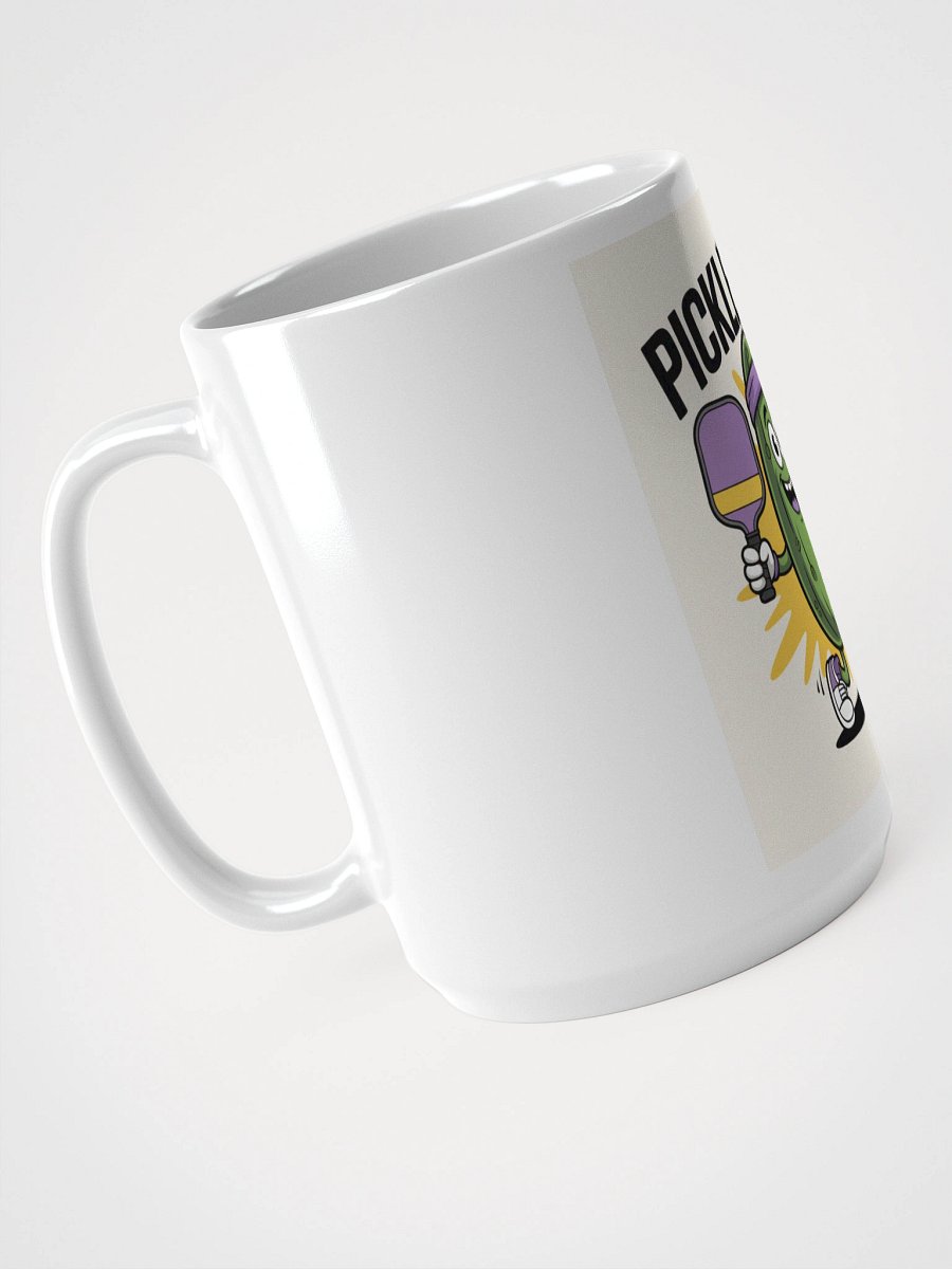 "Pickleball Power" Funny Cartoon Pickle Mug product image (3)