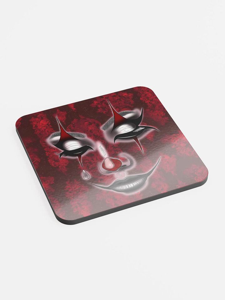 Beautifully Twisted Cork Coaster - Clown Makeup product image (2)