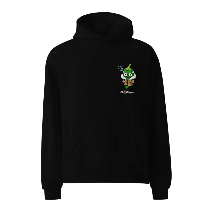 The Little Chilli Cosy Collection - Oversized Hoodie - Pocket - Dark!