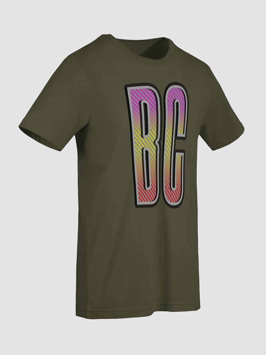 BC British Colombia Bold Gradient Block Letters T-Shirt product image (16)