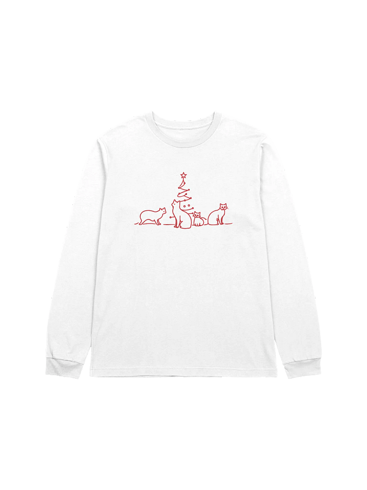 Bella+Canvas Supersoft Long Sleeve T-Shirt Feline Festivities Long Sleeve Tee product image (1)