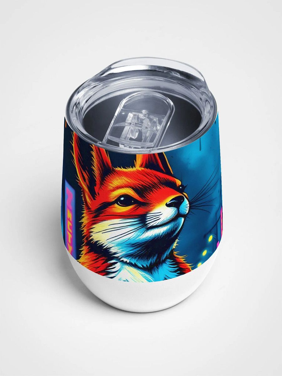 Neon Fox Wine Tumbler product image (4)
