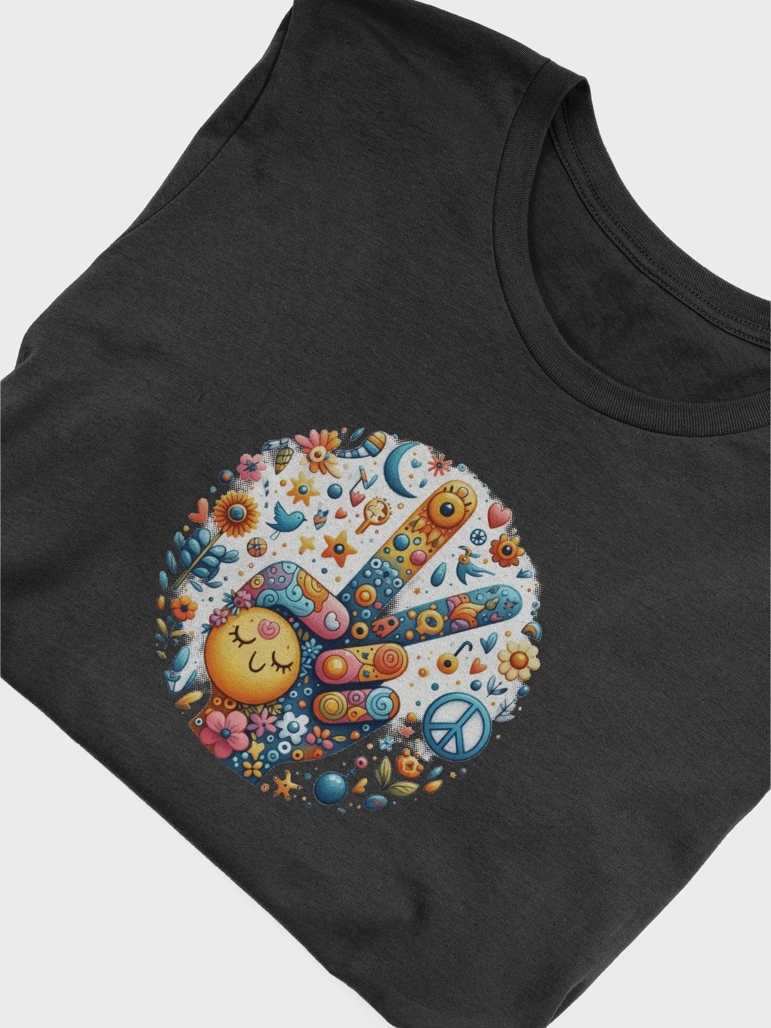 Psychedelic Peace Hand T-Shirt product image (10)