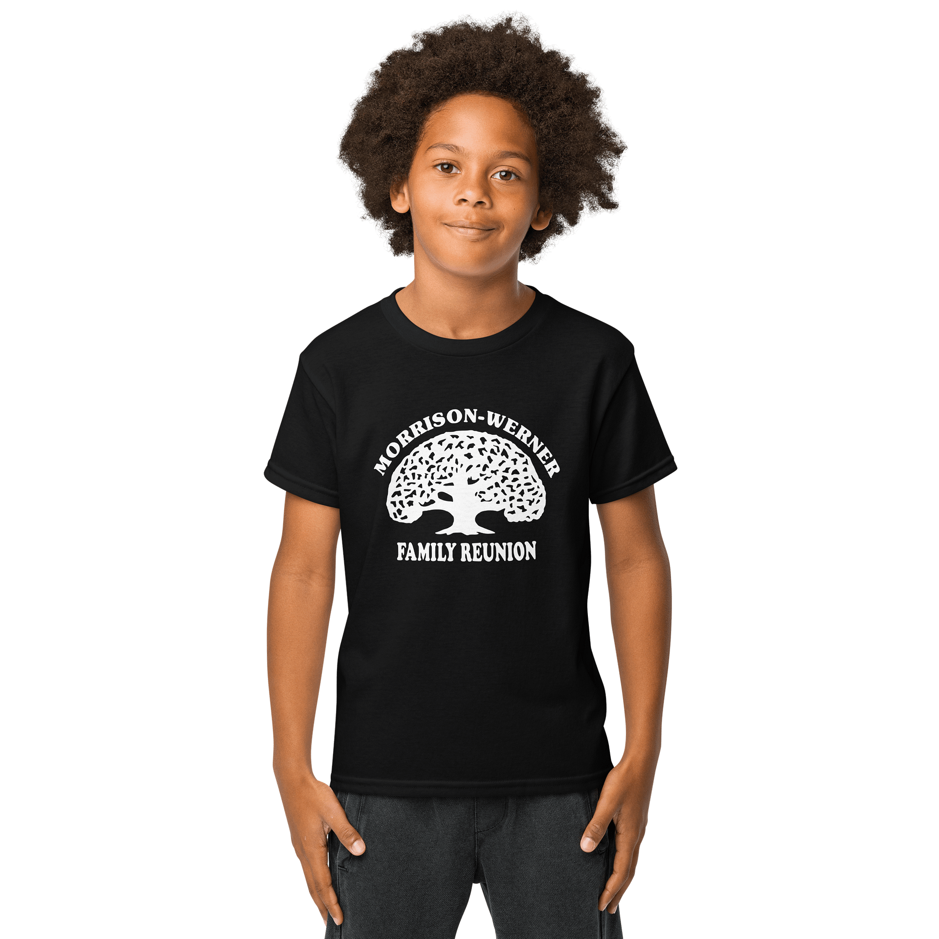 "Morrison-Werner Family Tree" Youth T-Shirt (Dark) product image (1)