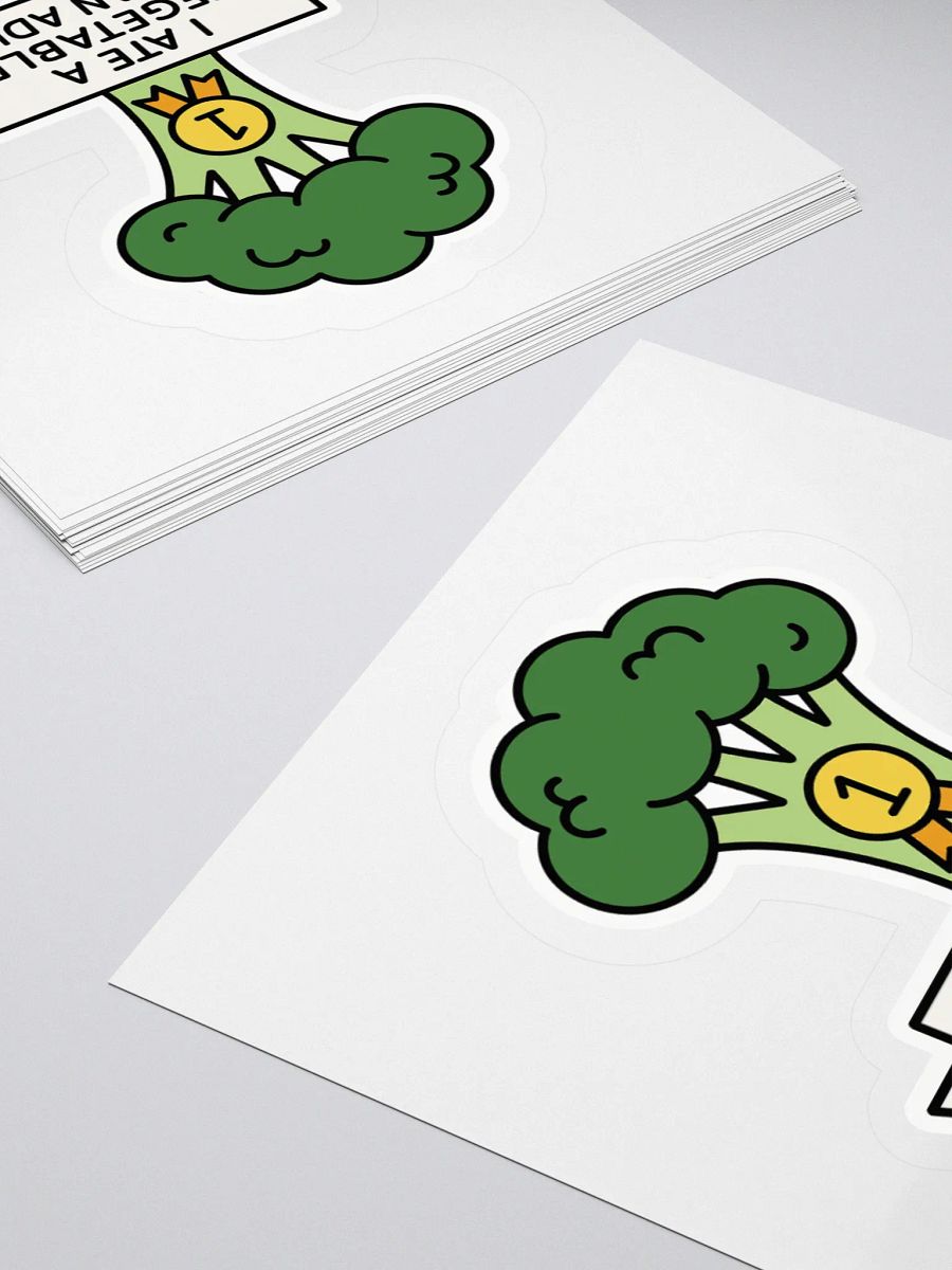 “I Ate a Vegetable Like an Adult” Sticker product image (15)