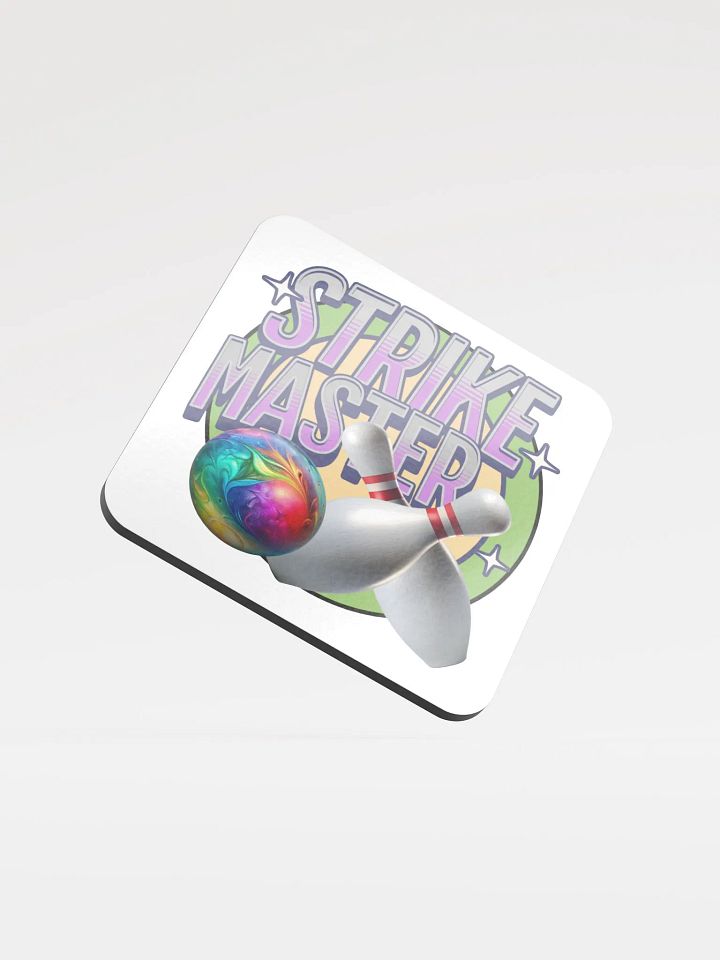 Strike Master Bowling Cork Coaster product image (1)