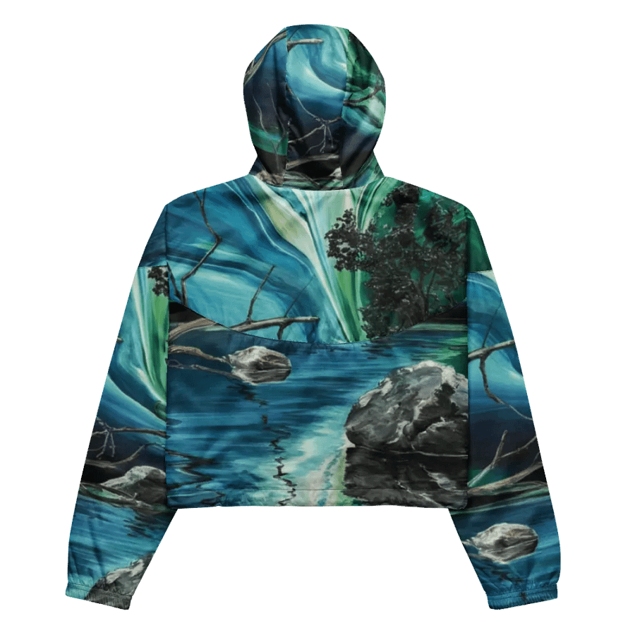Magical Reflection, Women's Cropped Windbreaker product image (5)