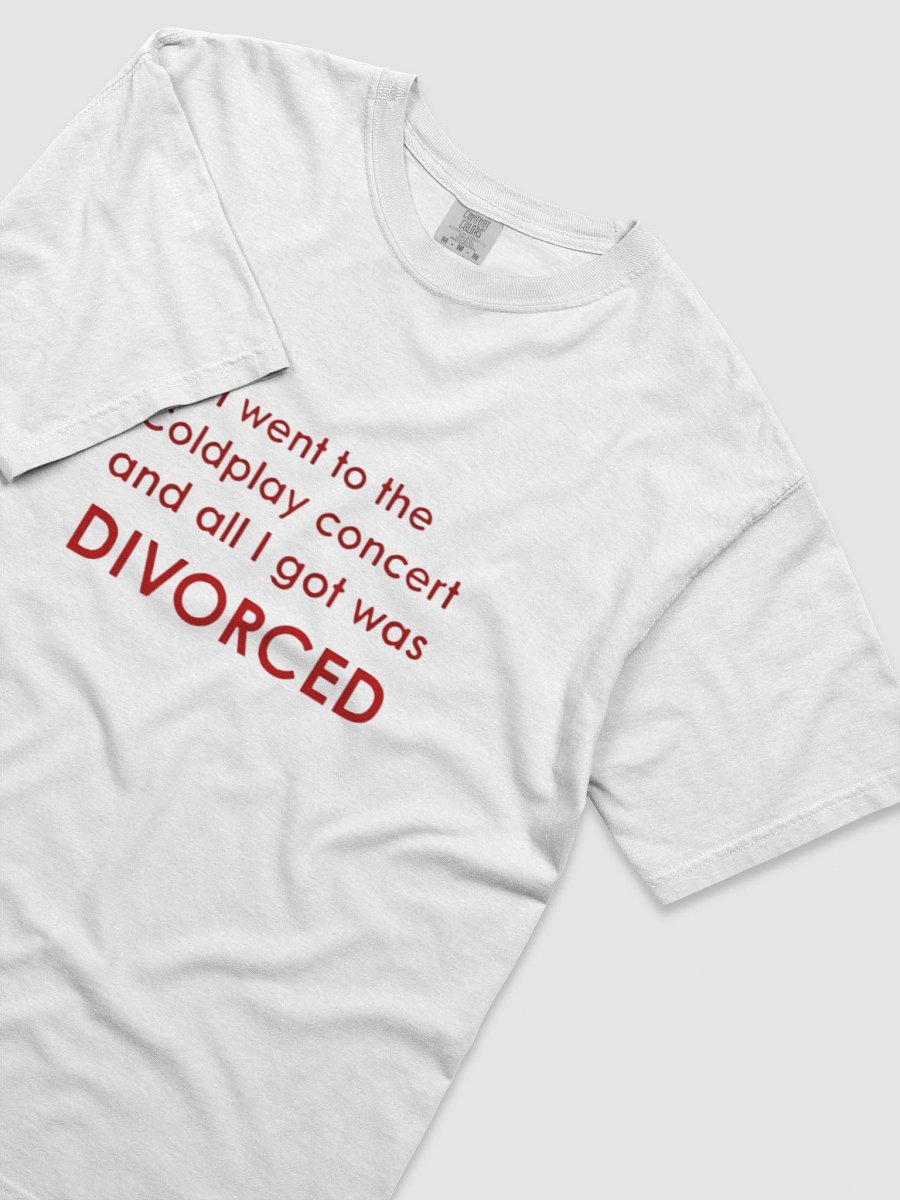 Coldplay Divorce Concert T-shirt product image (27)