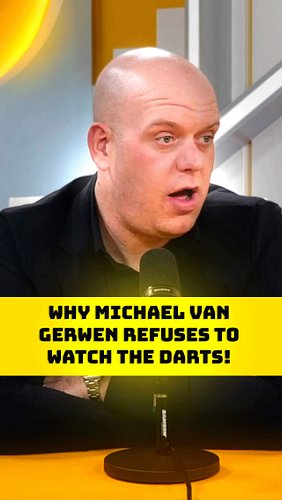 He makes a fair point! #darts #michaelvangerwen #happyhour