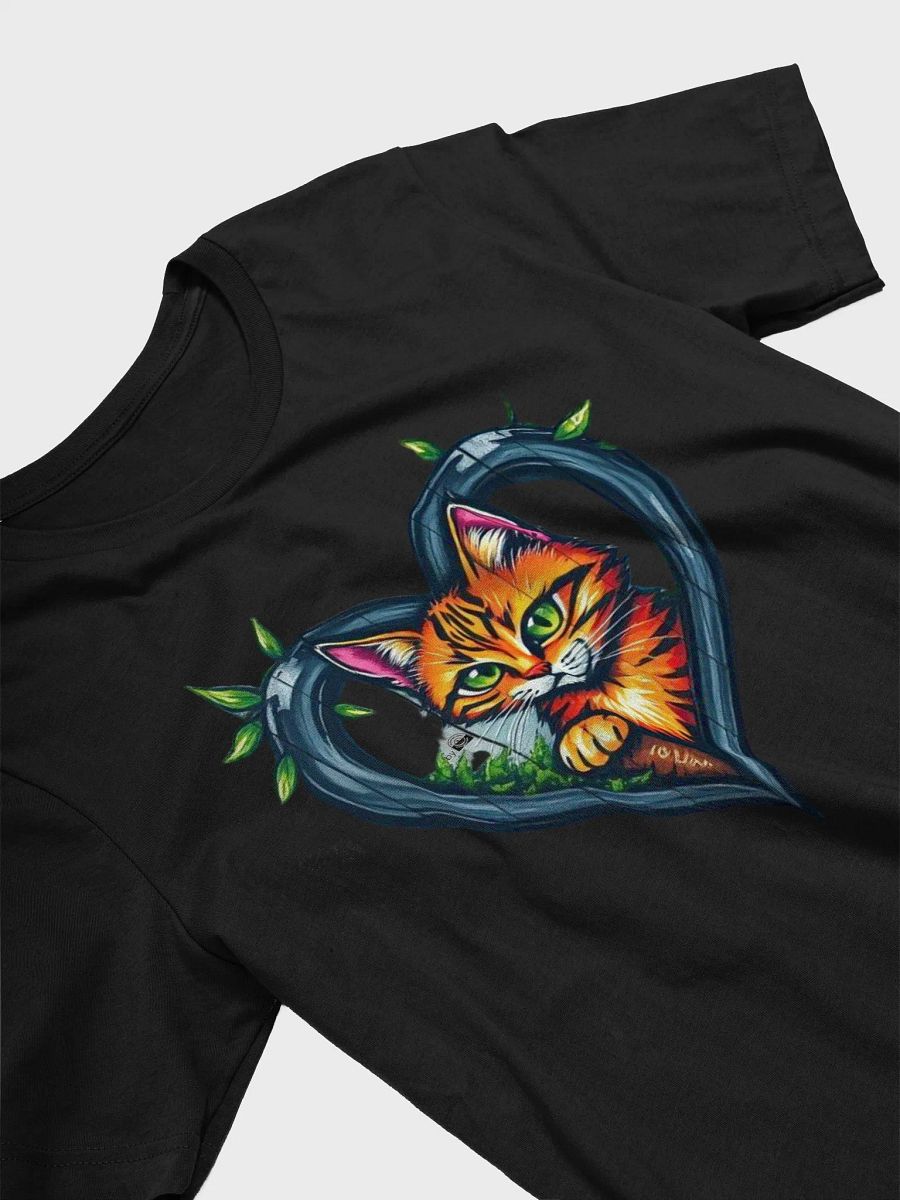 Katze Herz Blumen product image (3)