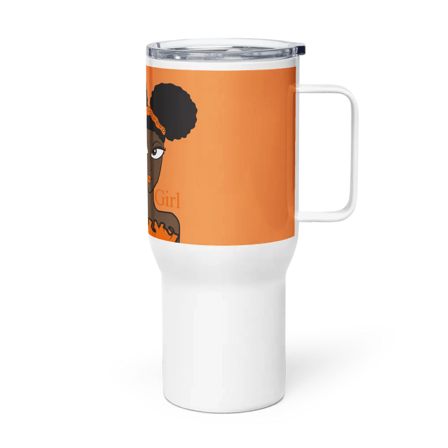 Beautiful Brown Girl Travel Mug - Chocolate product image (3)