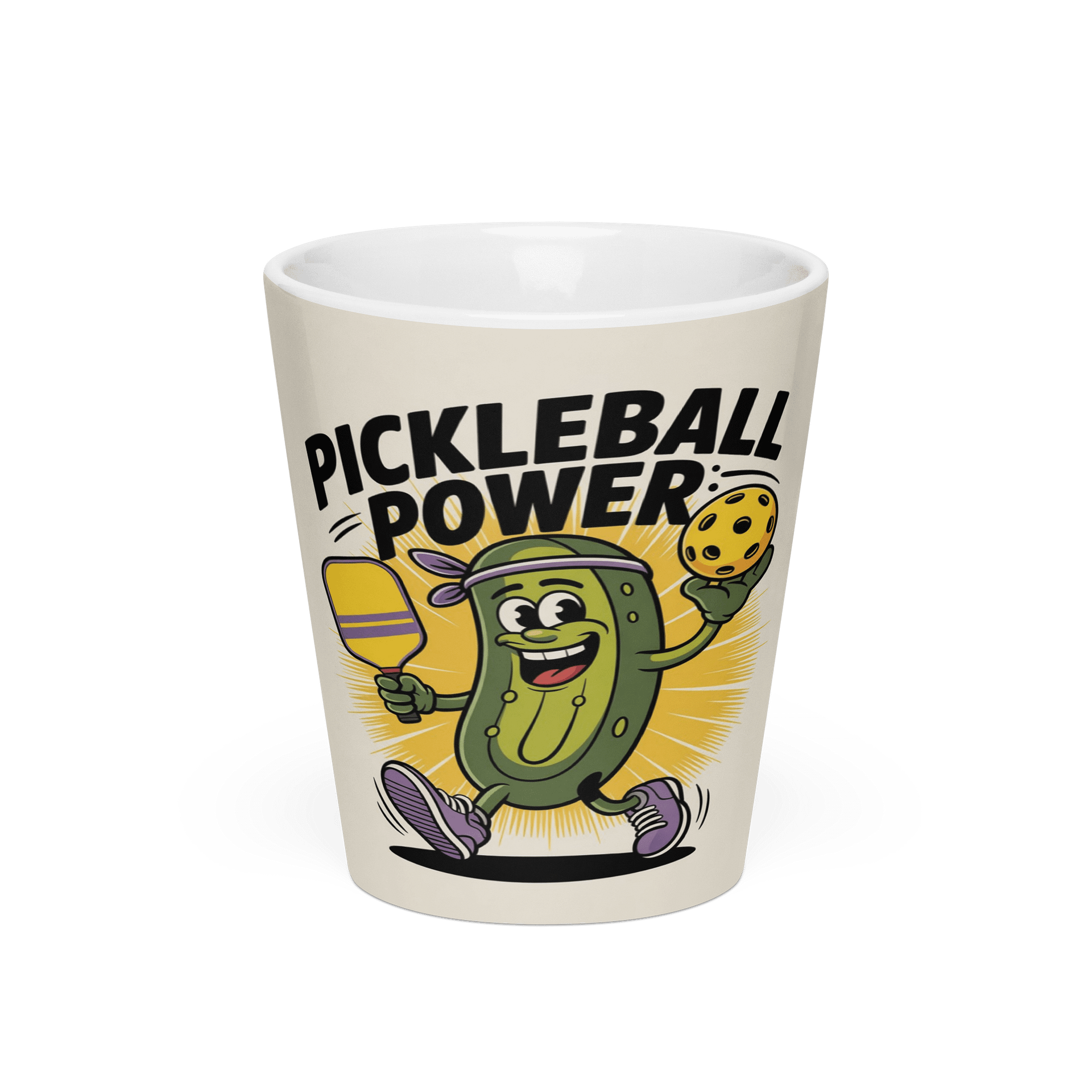 Pickleball Power Latte Mug product image (3)