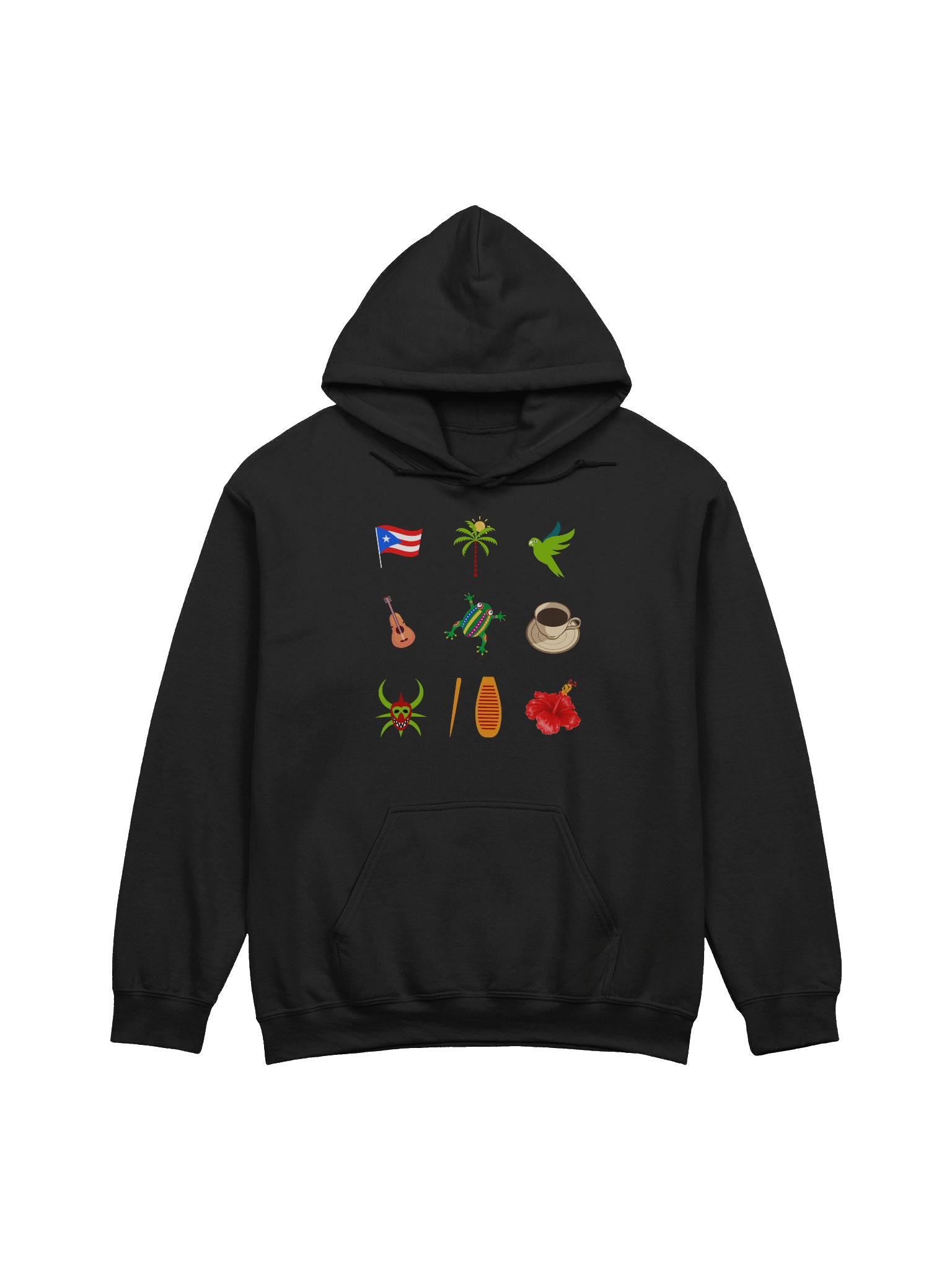Símbolos de Puerto Rico Hoodie Unisex product image (3)