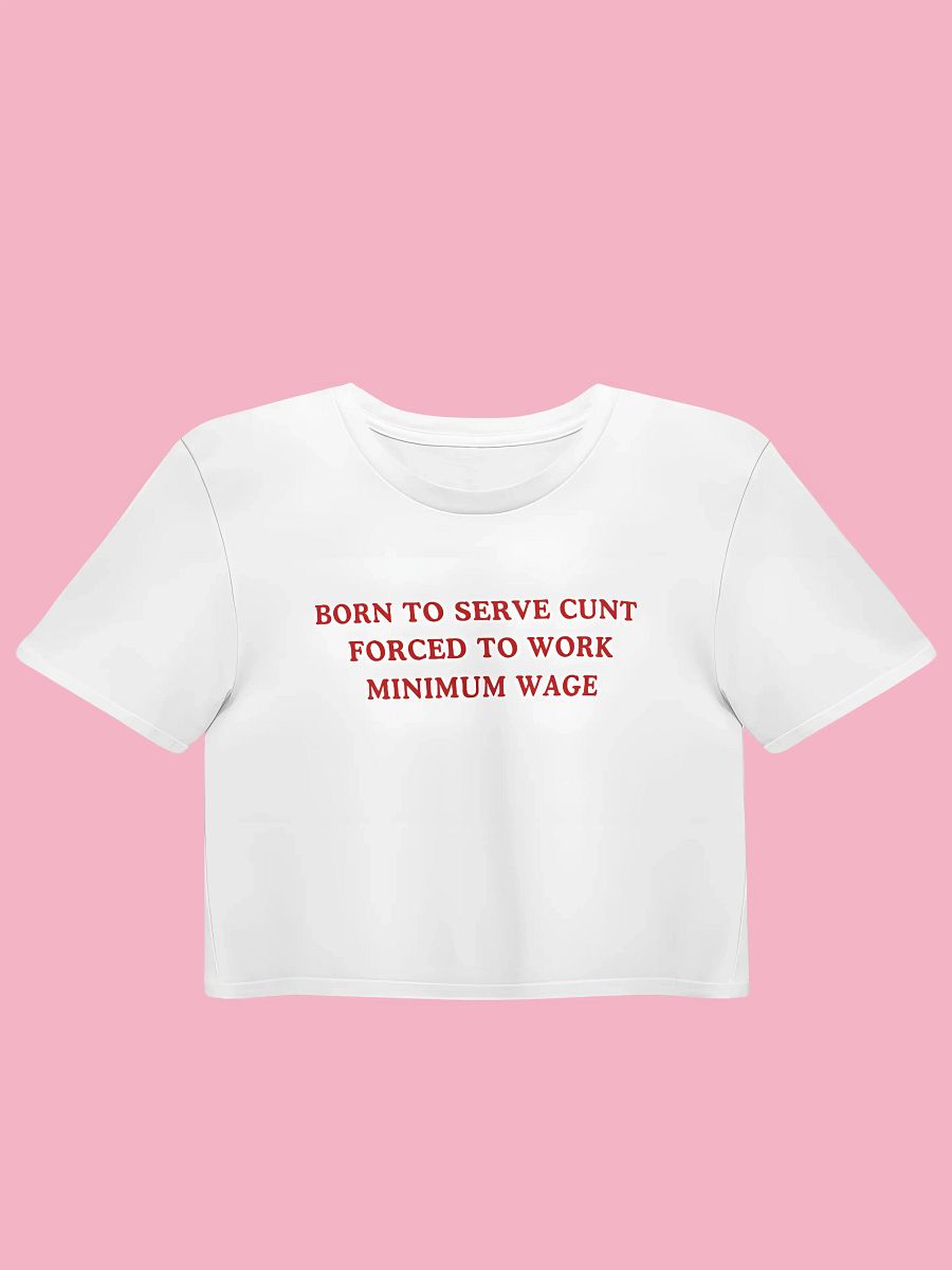 Born to Serve Crop Top product image (1)