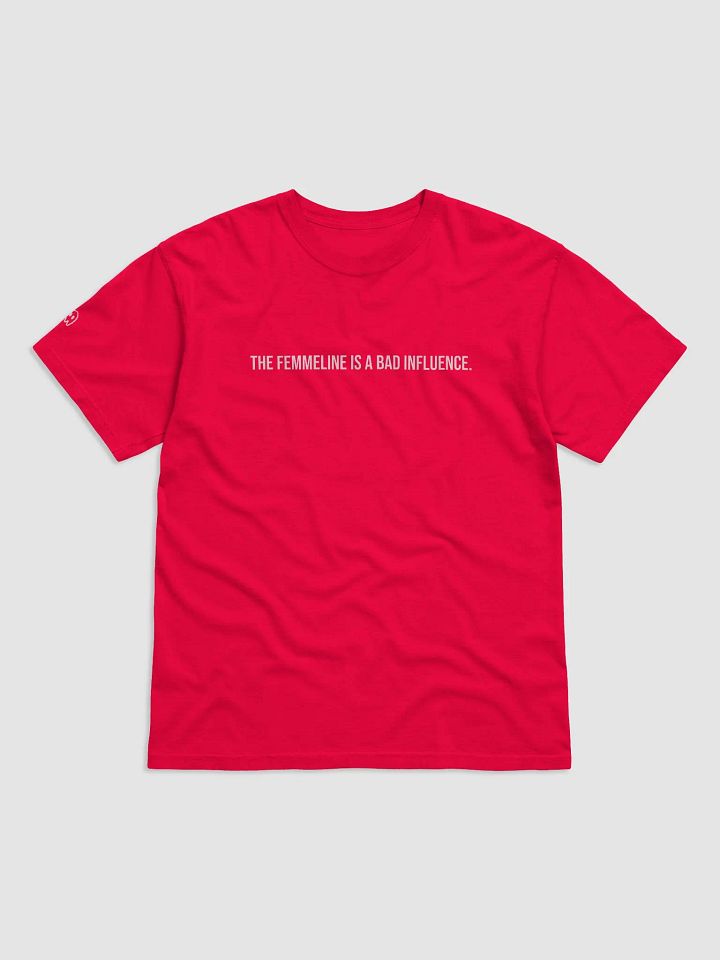 The Femmeline Is A Bad Influence (White Font) product image (2)