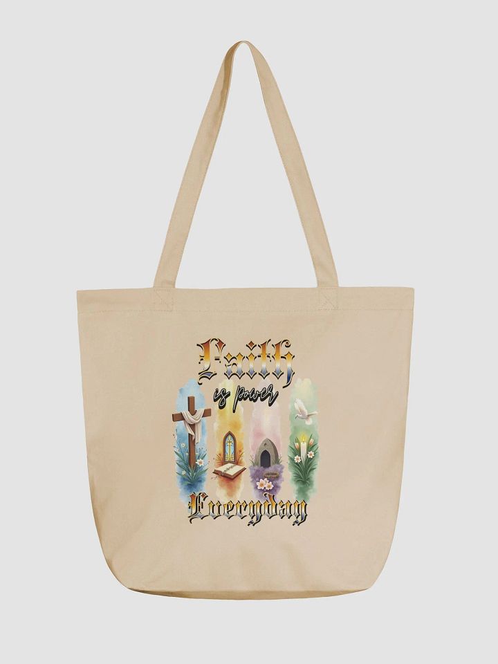 Faith Is Power Everyday Journey Eco Tote Bag product image (5)