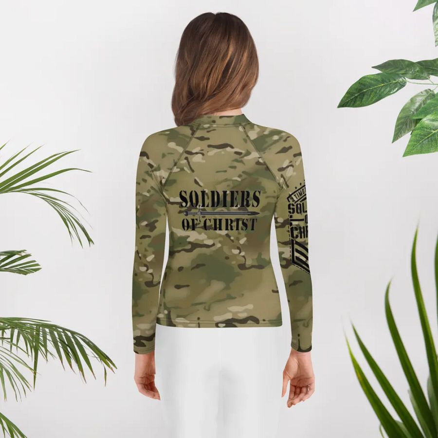 Faithful Camo: Youth Rash Guard - Multicam product image (12)