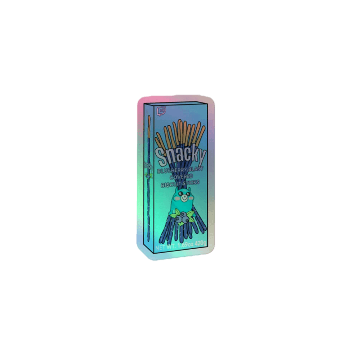 Blueberry Blast Holographic Sticker Sheet product image (1)