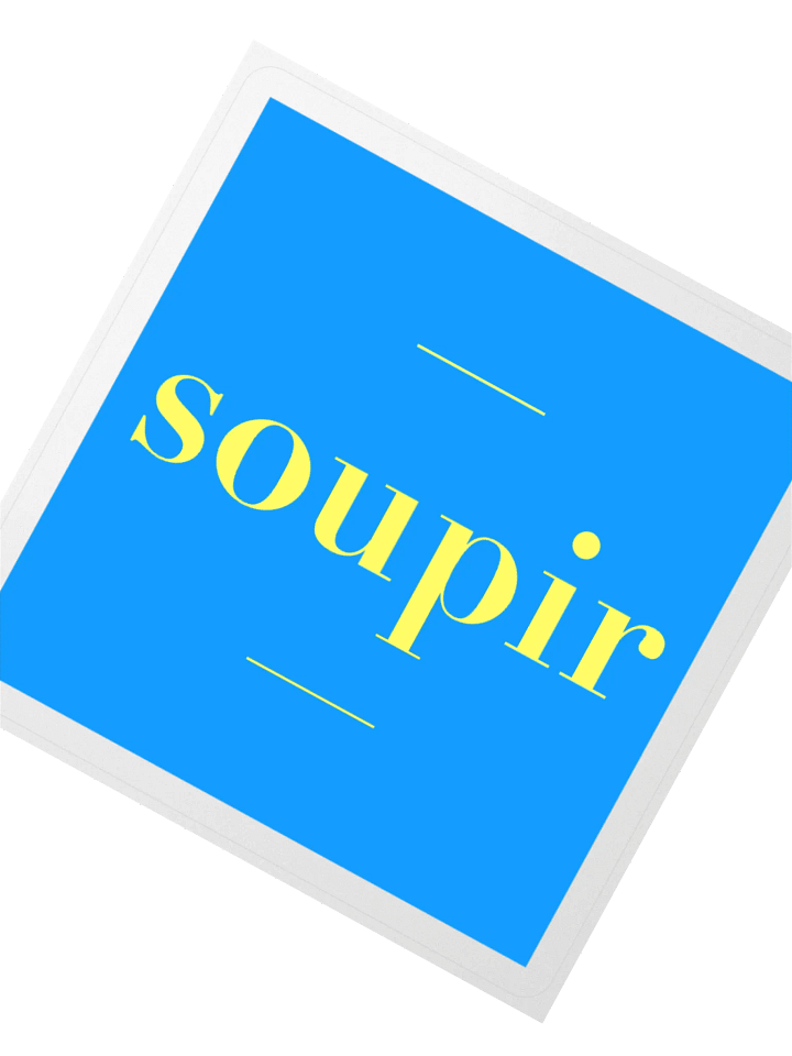 Soupir • Sigh Classic Edition Sticker product image (2)