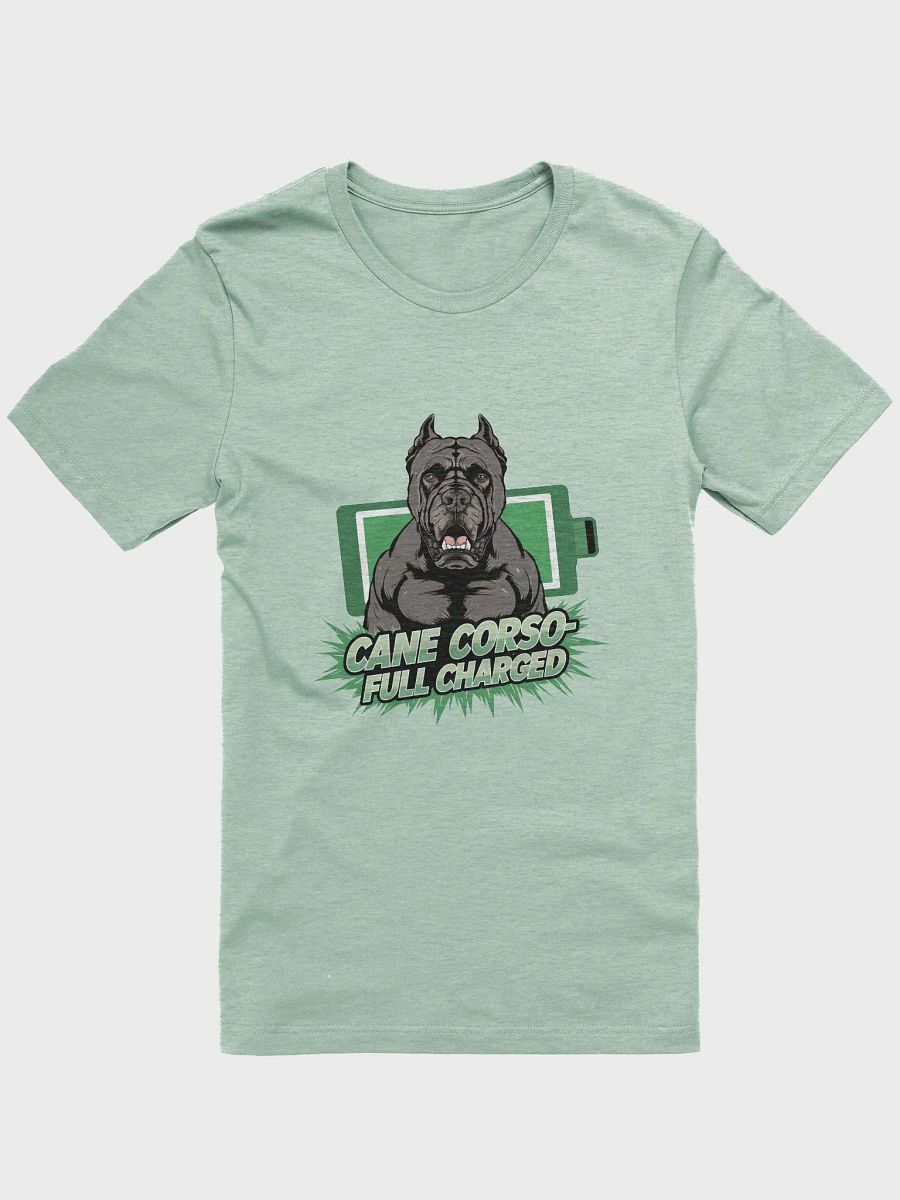 Cane Corso Always Full Charged T-Shirt | Fun Dog Energy Apparel product image (1)