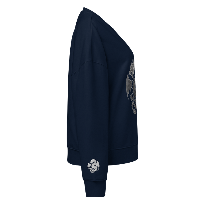 ⚫ 100% Organic Cotton - ⚫ Black Dragon – Shadowborn Command Sweater product image (14)