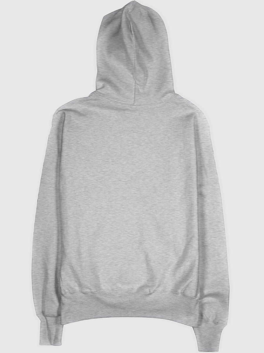 EMBROIDERED GRAY WORDMARK HOODIE
