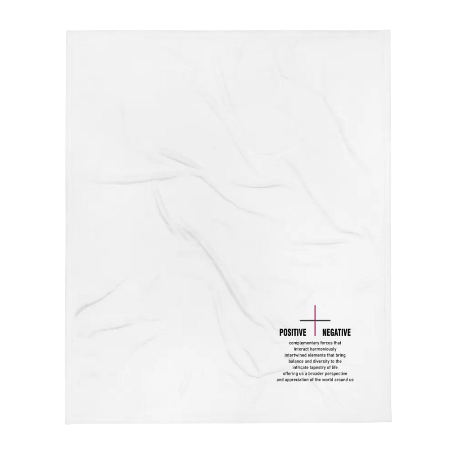 positive n negative blanket - dark fuxia line product image (7)
