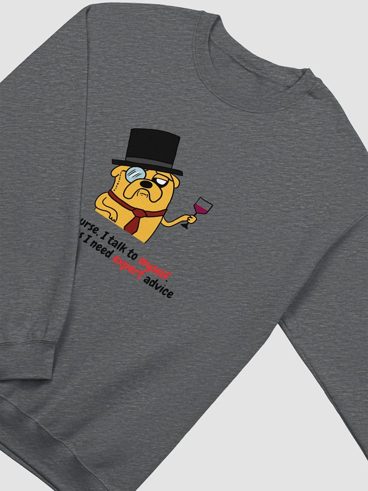 Sarcastic Sophisticated Gentleman Dog Crewneck Sweatshirt product image (12)
