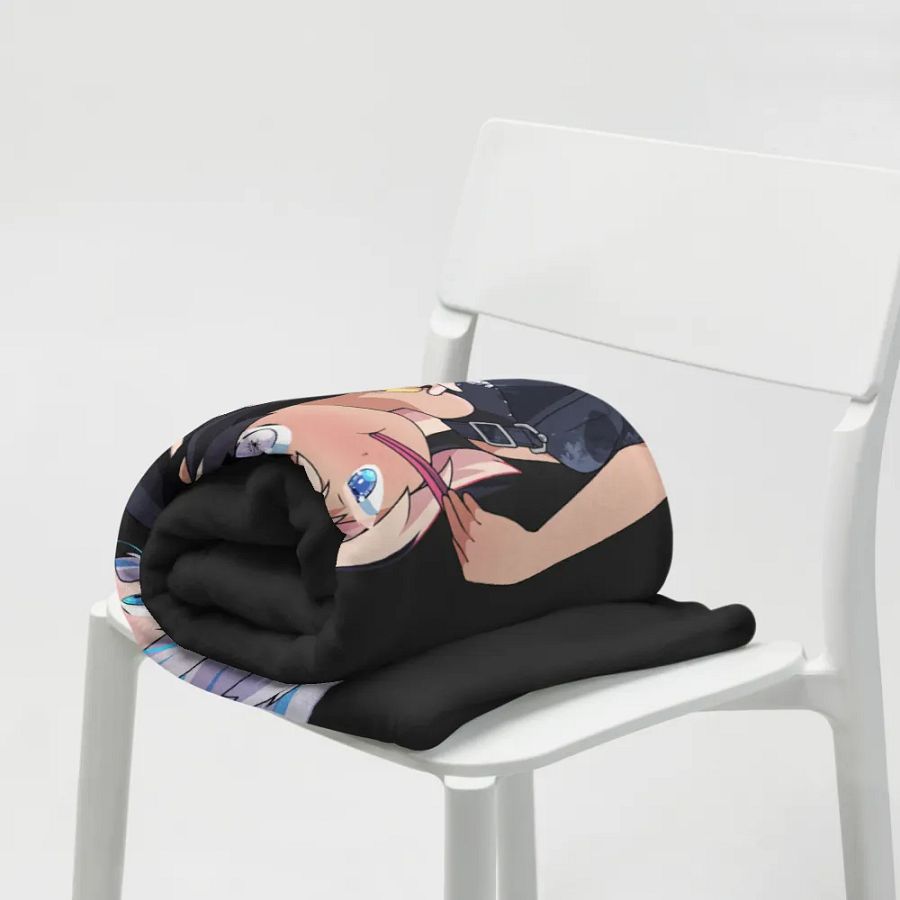 Throw Blanket - Byakko x Gura Full Black Edition product image (19)