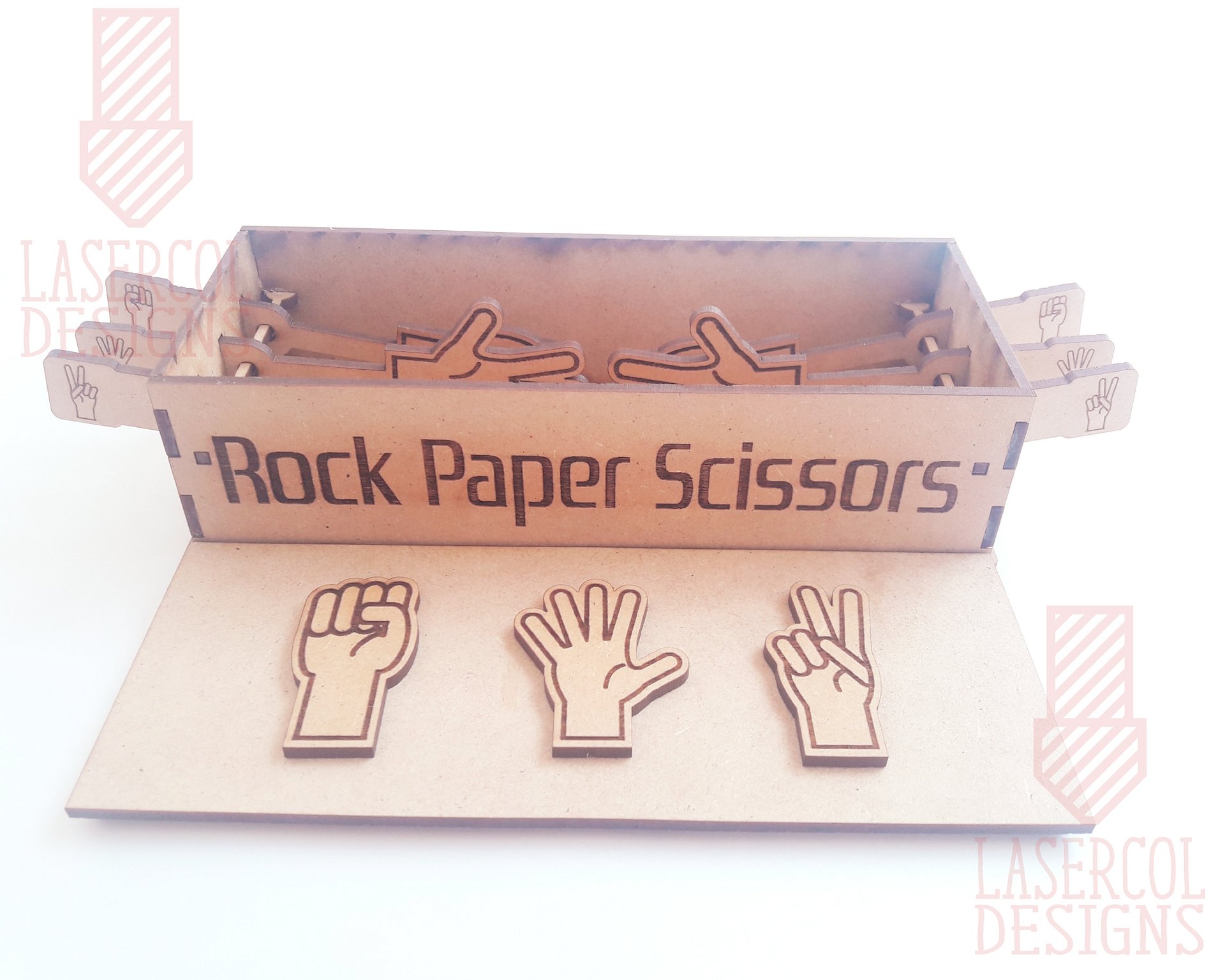 Rock Paper Scissors Game Box - Laser Cut Files product image (6)